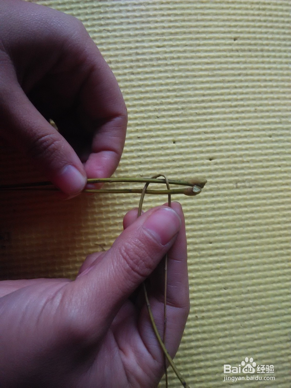 玩具小笊篱编制方法