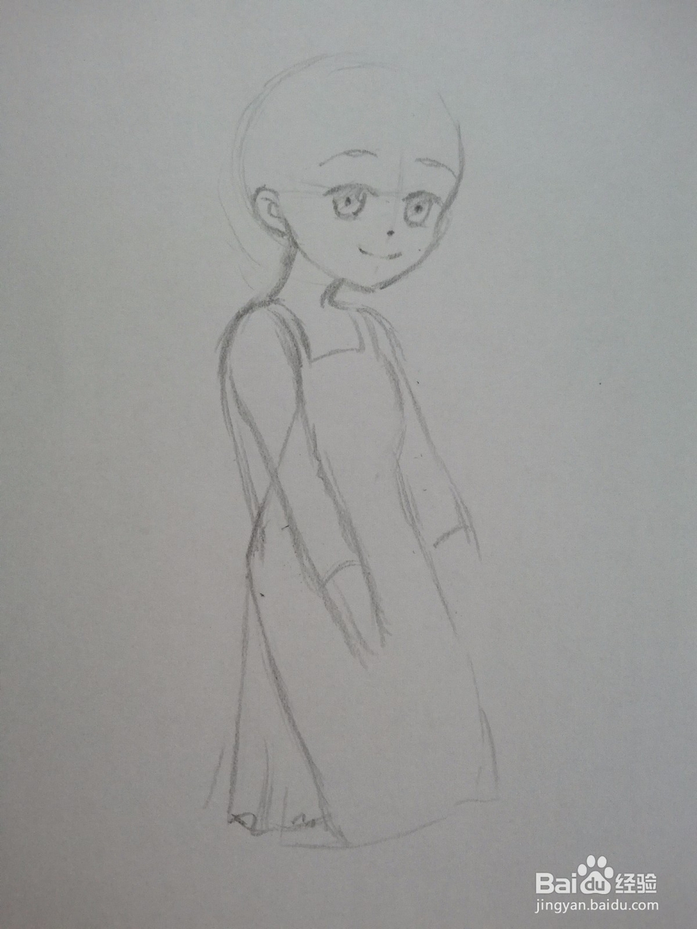 怎么画动漫人物手绘线稿