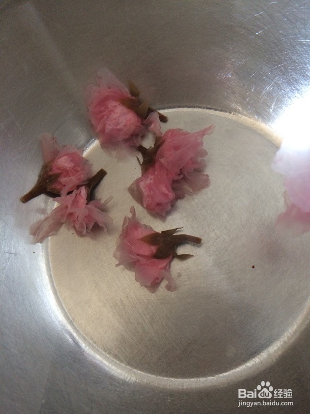 樱花果冻的做法