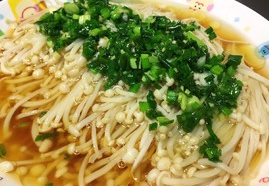 葱油金针菇的做法
