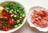 肉末腌菜的做法