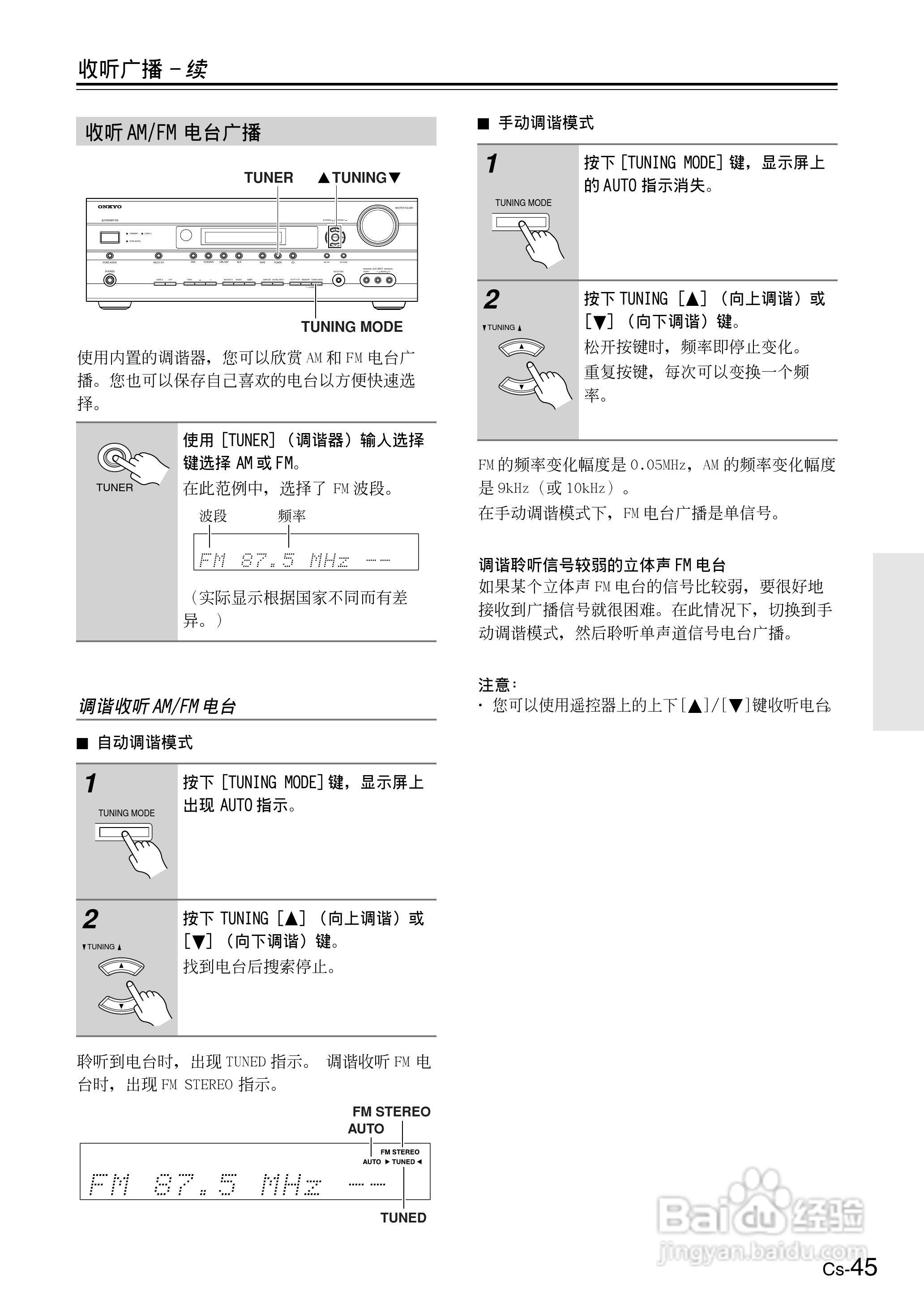 ONKYO TX-SR506AV接收机使用手册:[5]