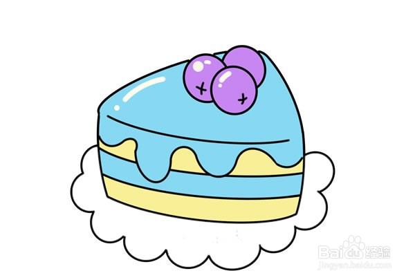 小蛋糕的画法图片
