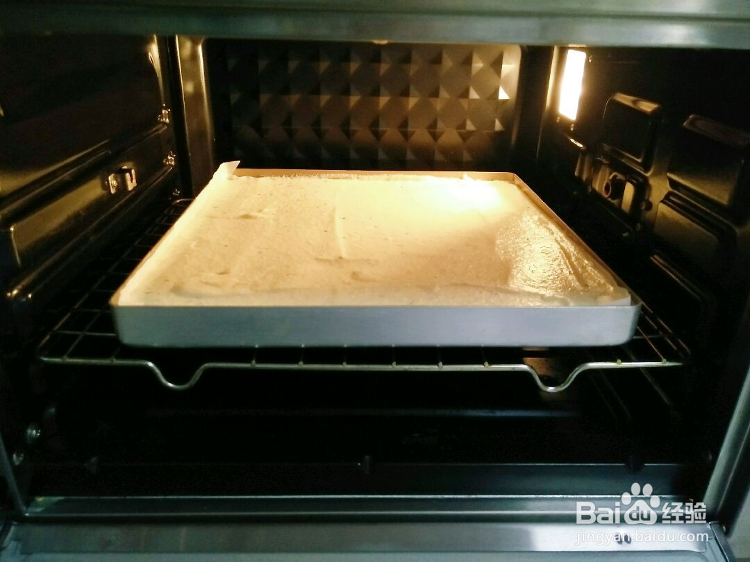 黑芝麻三明治蛋糕的做法