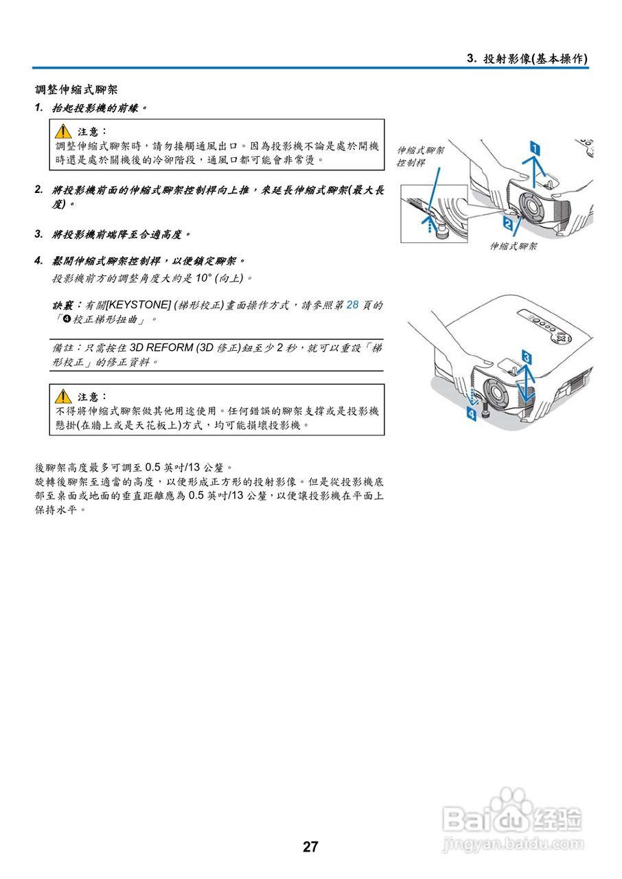 NEC NP901W型投影机用户手册:[5]