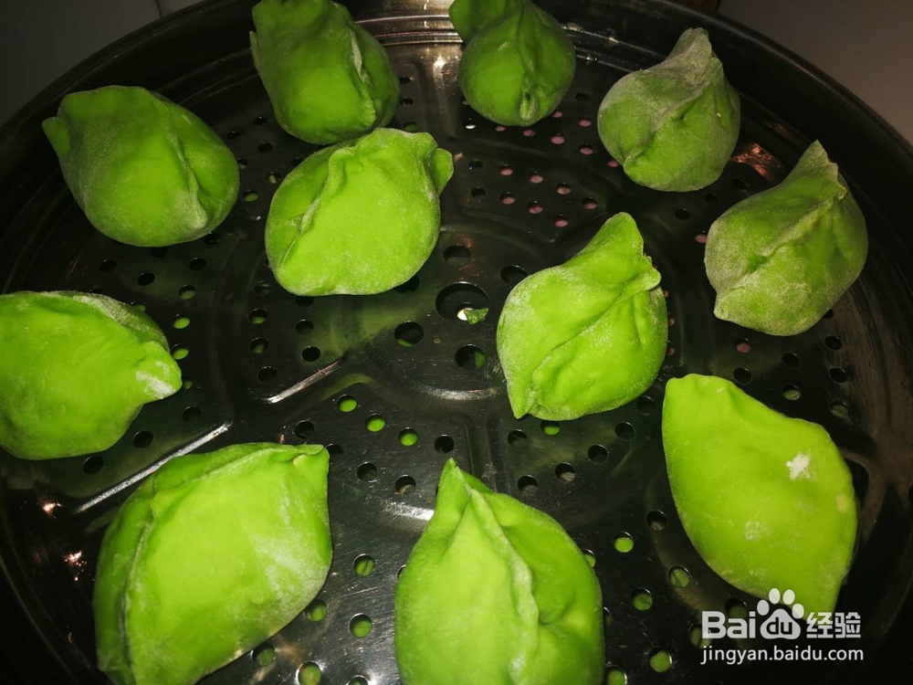 菠菜汁包子的家常做法