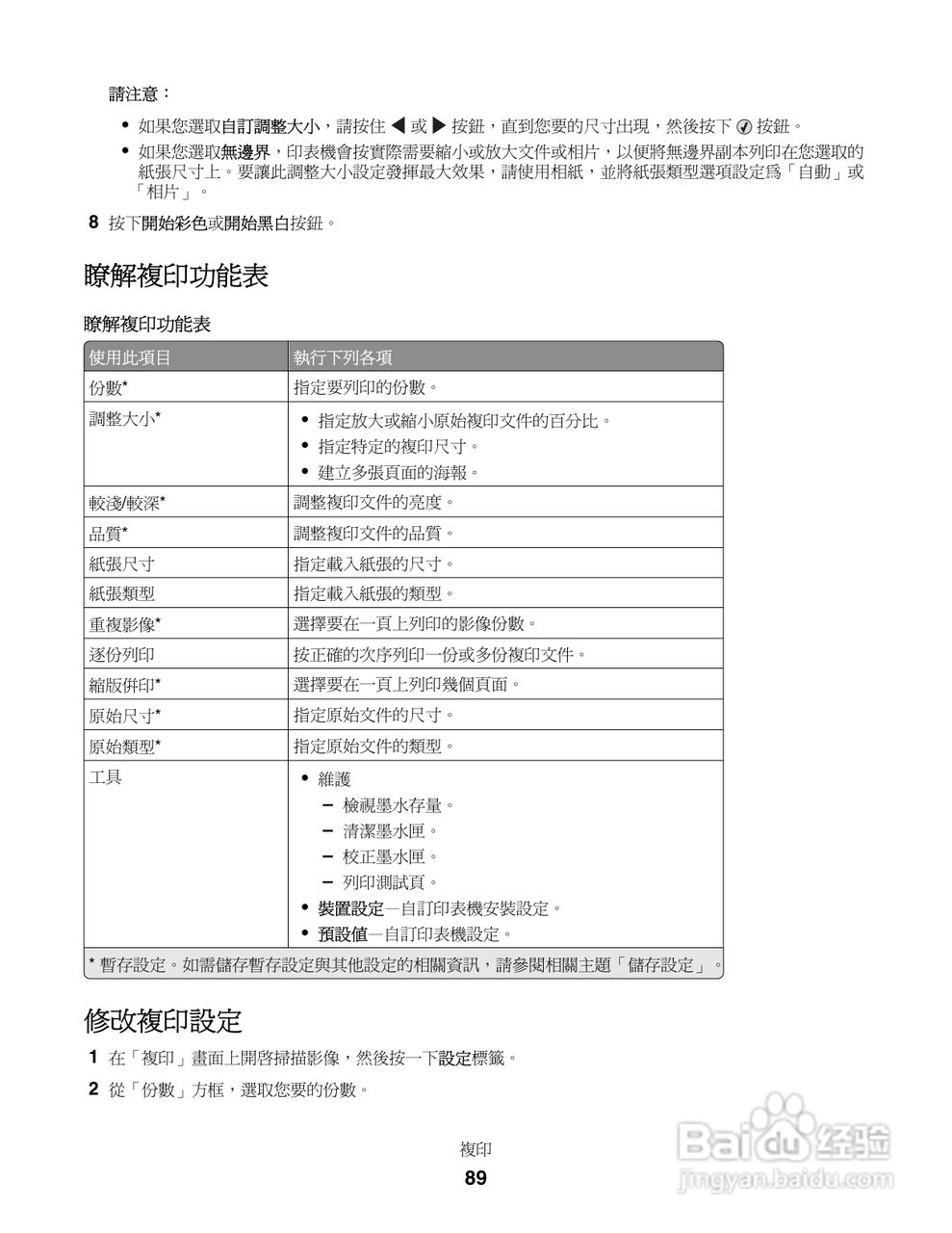 LEXMARK X5400系列打印机用户手册:[9]