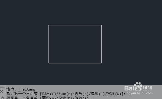 cad2022矩形怎么画？