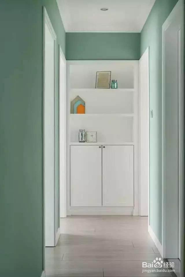 116平清新薄荷绿北欧风格装修效果图