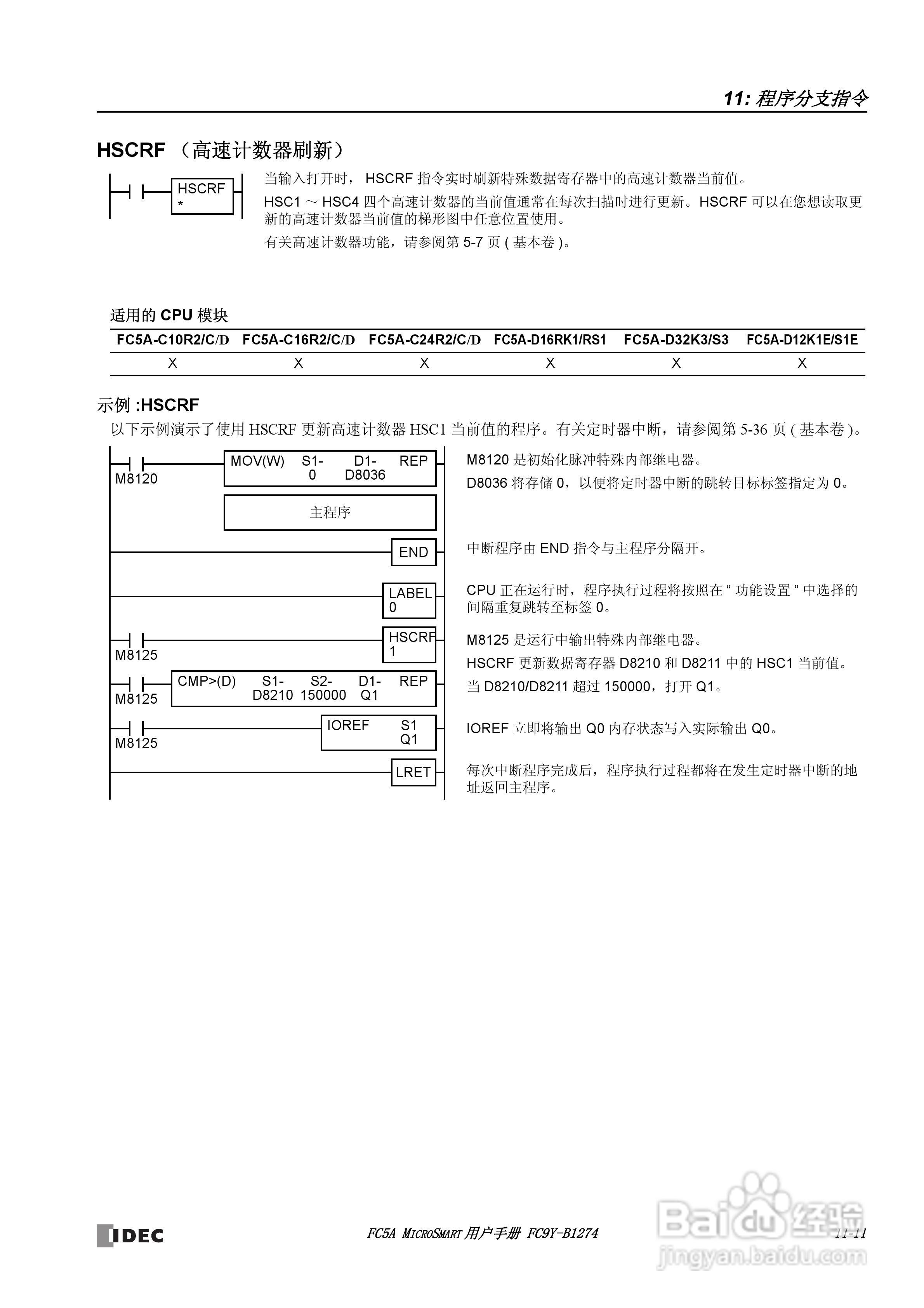 FC5A型可编程控制器_显示器使用说明书:[14]