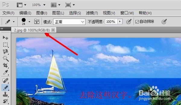 如何利用Photoshop铅笔工具去除照片中的瑕疵