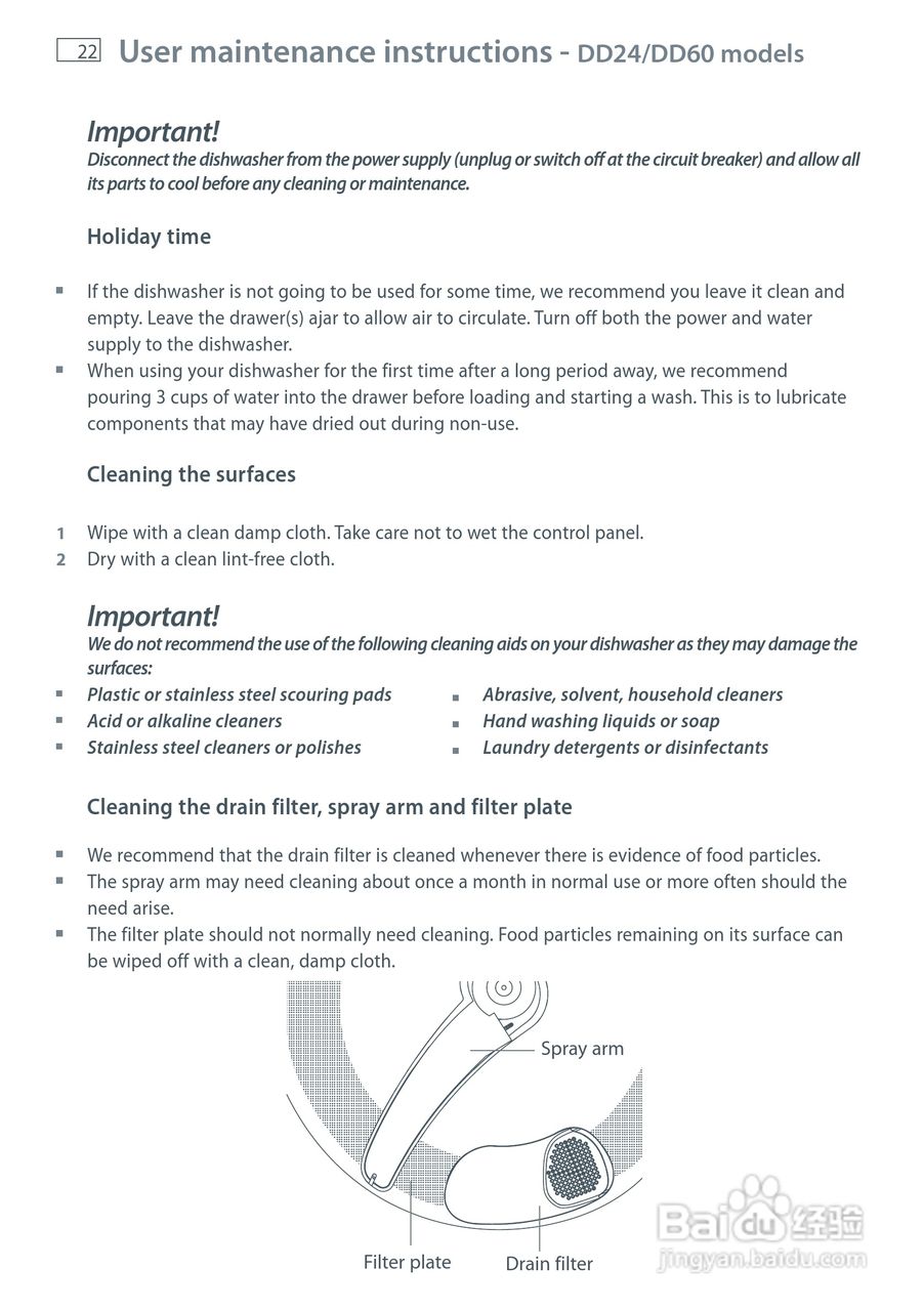 斐雪派克DD90STI2洗碗机说明书:[3]