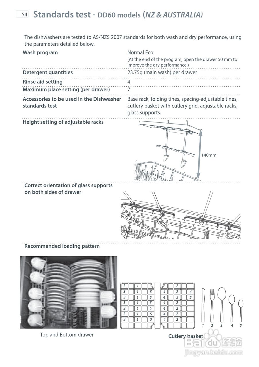 斐雪派克DD90STI2洗碗机说明书:[6]
