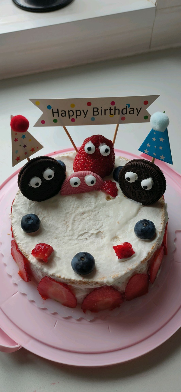 生日蛋糕配6寸戚风蛋糕配方