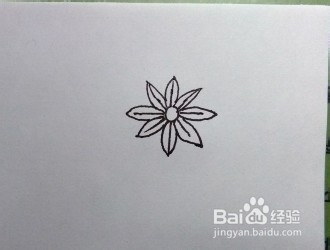 创意简笔画:用“米”字画一朵小花,很简单哦