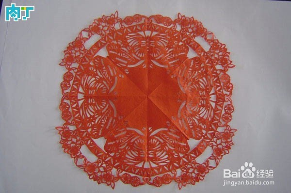 新年剪纸-福字蝶恋花