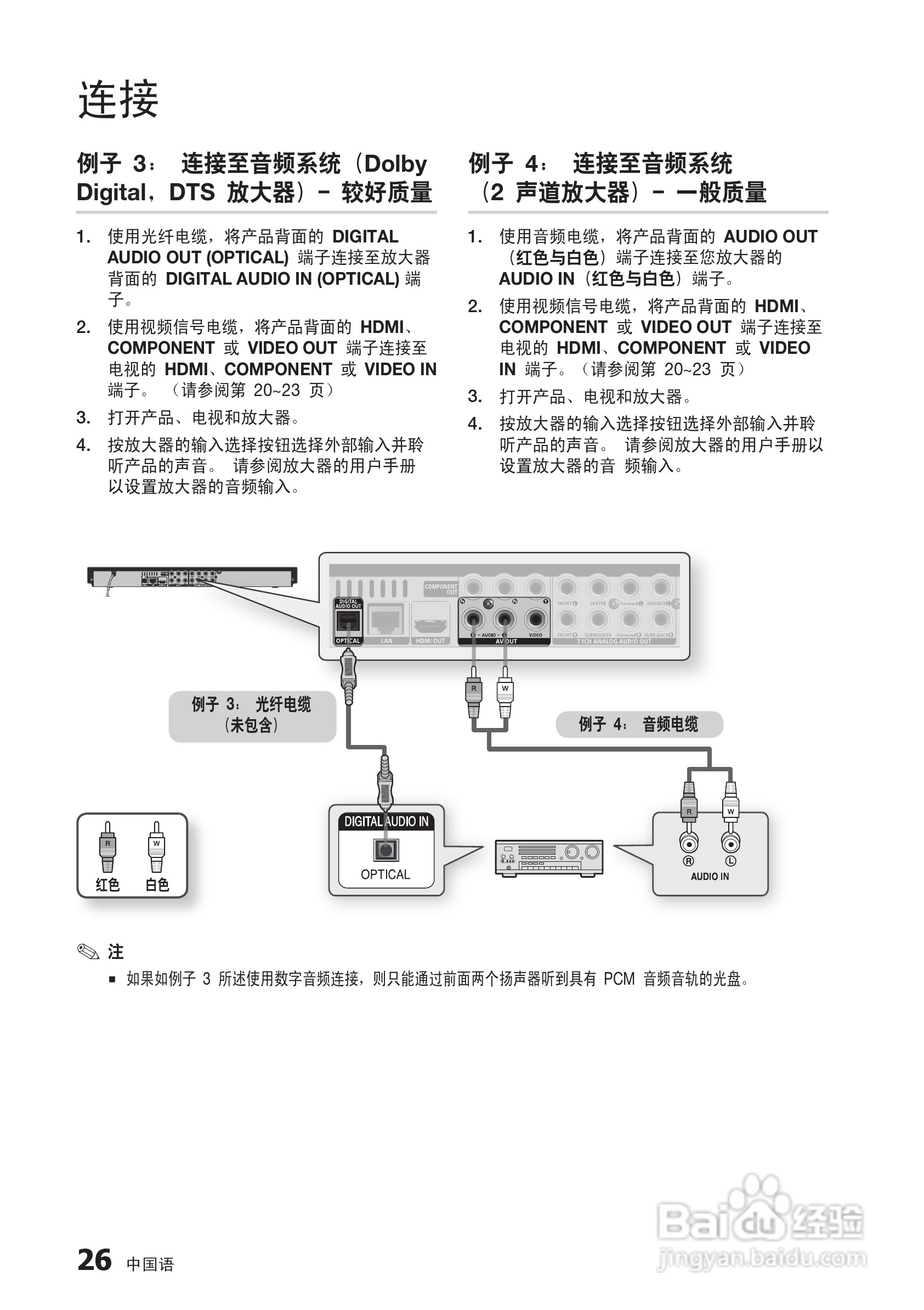 三星BD-C6900高清光碟播放机使用说明书:[10]