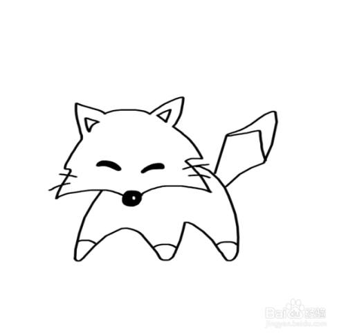 狐狸简笔画怎么画