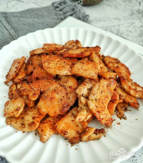 孜然鸡胸肉的做法