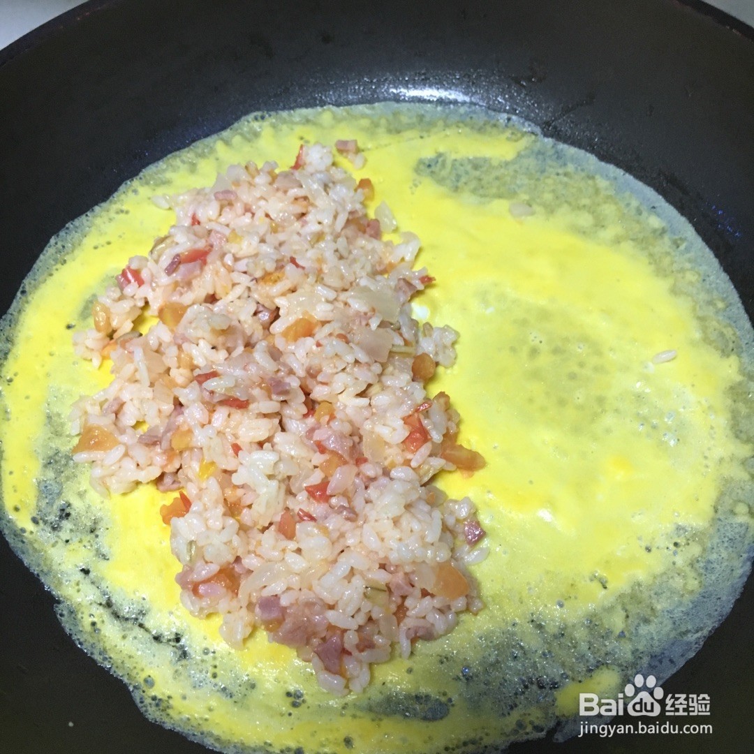 蛋包饭的做法