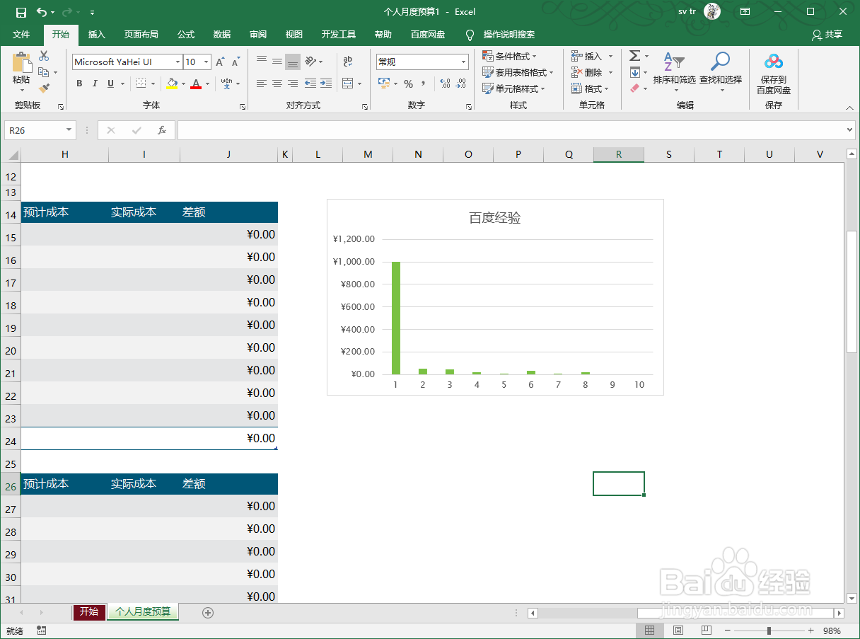 怎么修改excel中的图表标题