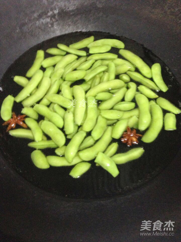 凉拌毛豆的做法