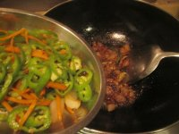 青椒炒五花肉的做法