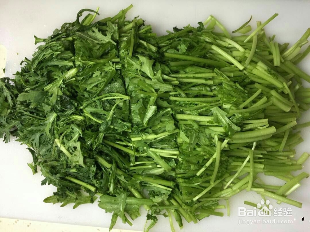 蒜蓉爆炒茼蒿