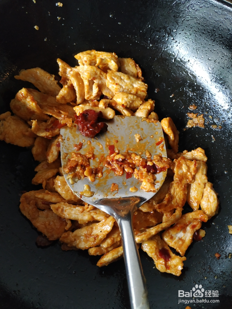 细腻美味的家常菜韭黄肉片