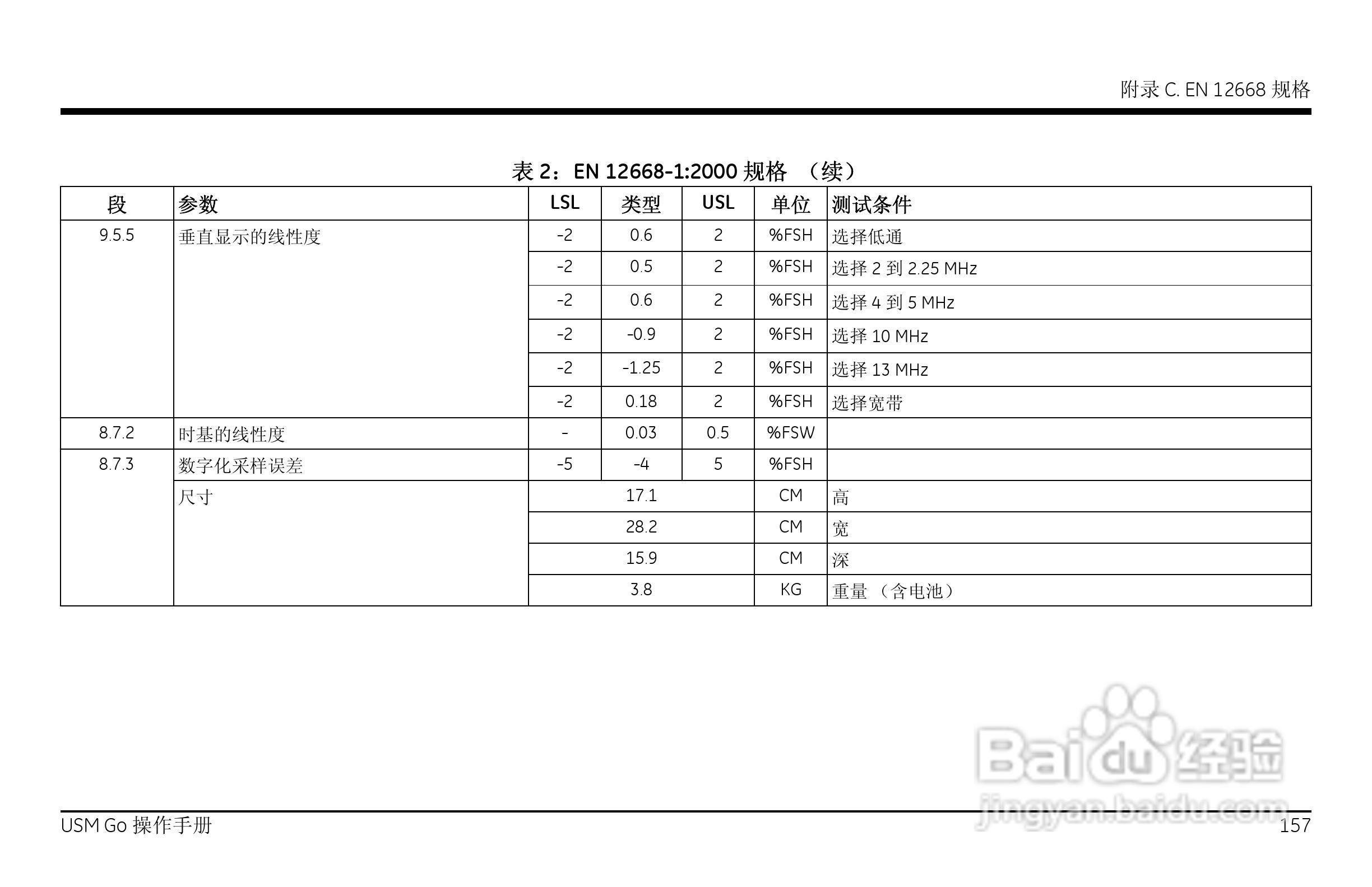 德国KK USM GO超声波探伤仪中文说明书:[18]