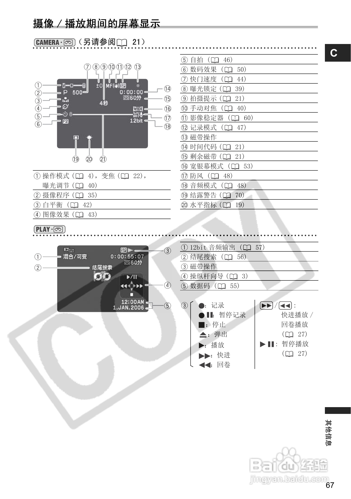 佳能MV920数码摄像机使用说明书:[7]