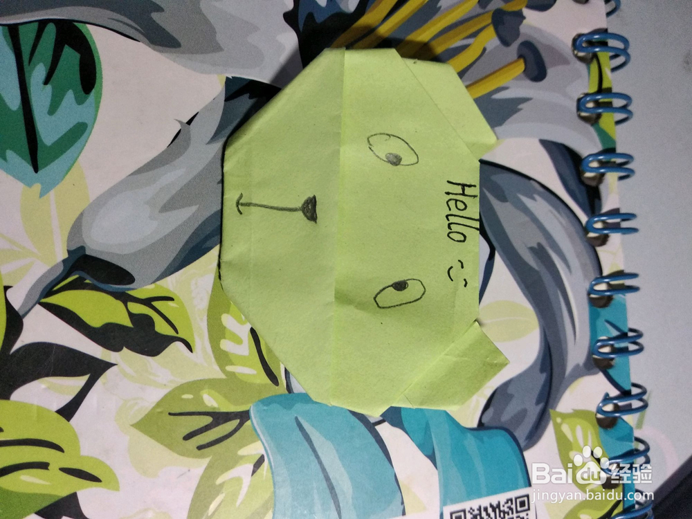 快来教宝宝折超可爱的呆萌小熊头!