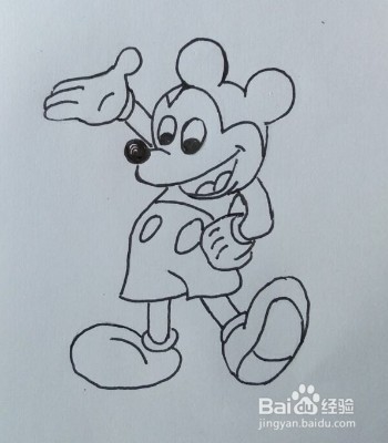 <b>米老鼠画法的教程（三）怎么画，如何画米老鼠</b>