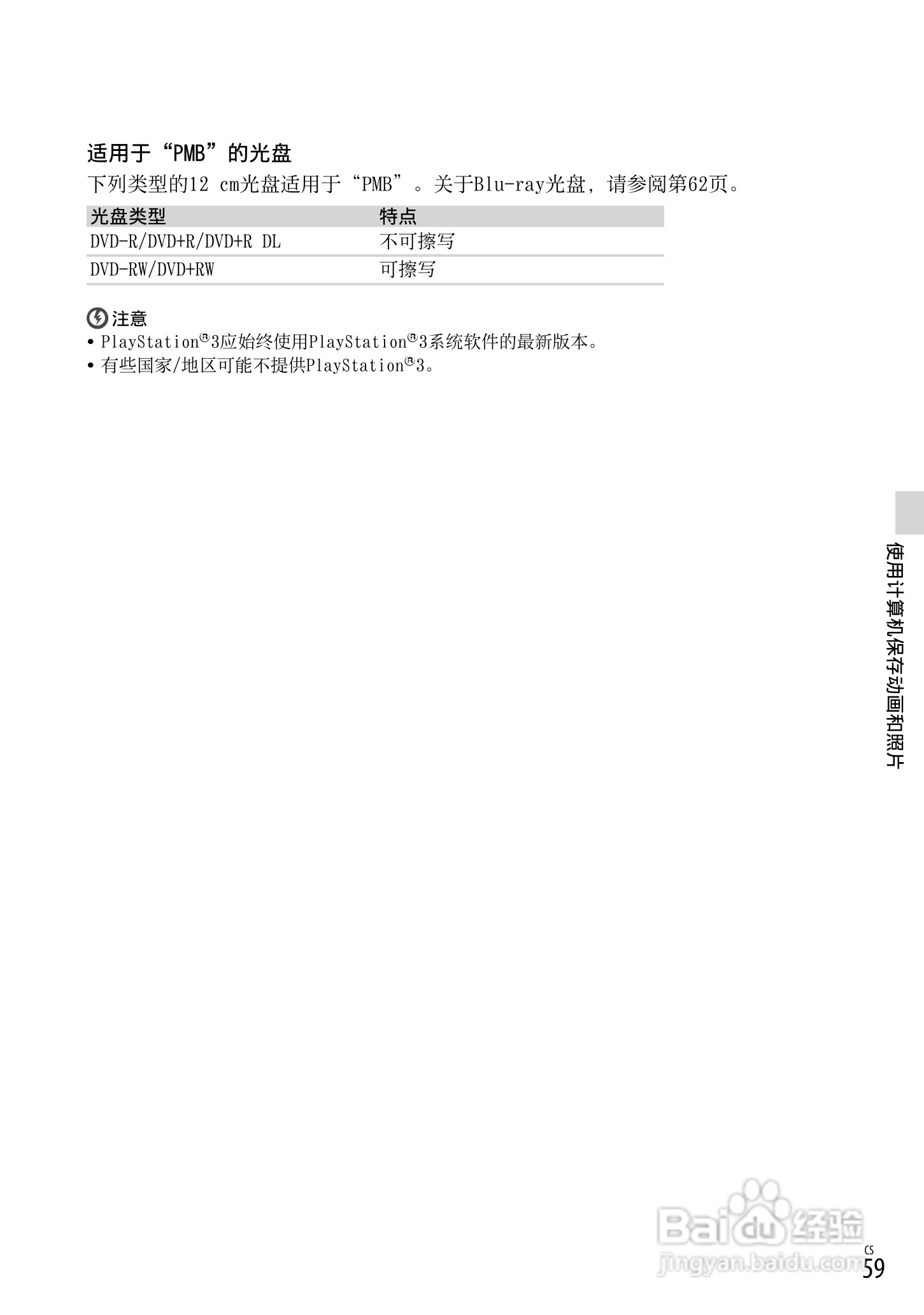 索尼HDR-CX560E数码相机使用说明书:[6]