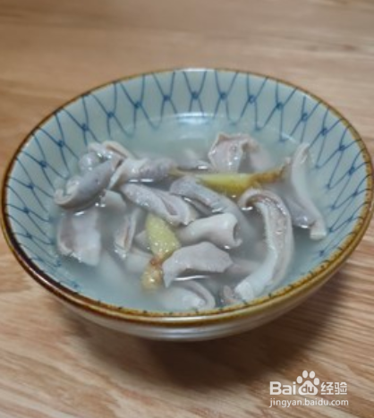 图解猪肚的做法