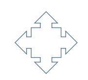 Word怎么设置插入的十字箭头标注没有填充颜色
