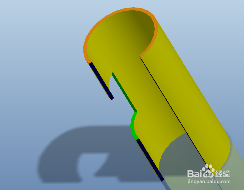 proe钣金设计中的普通旋转工具使用方法