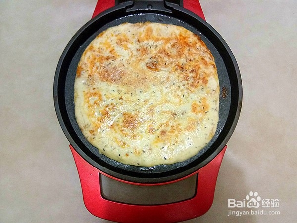 教你如何在家做黑芝麻发面红糖饼