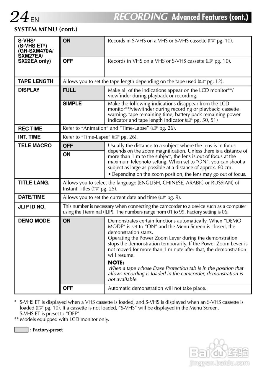 胜利GR-FX12A 数码摄像机使用说明书:[3]