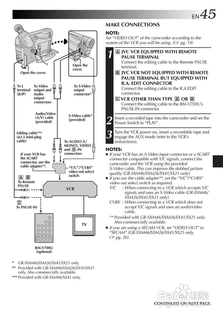 胜利GR-FXM16数码摄像机使用说明书:[5]