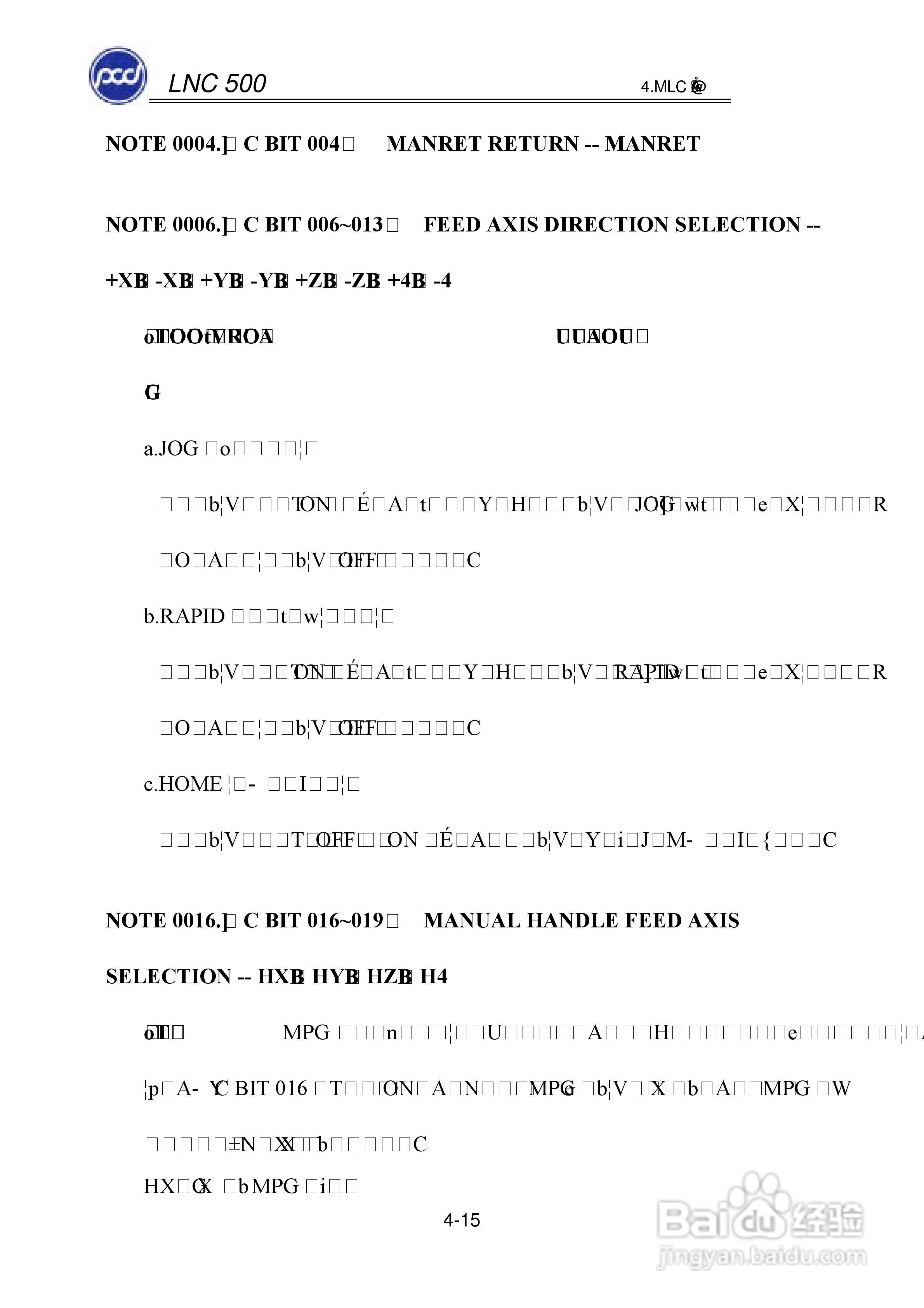 宝元科技LNC-M500系列铣床控制器维护手册:[6]