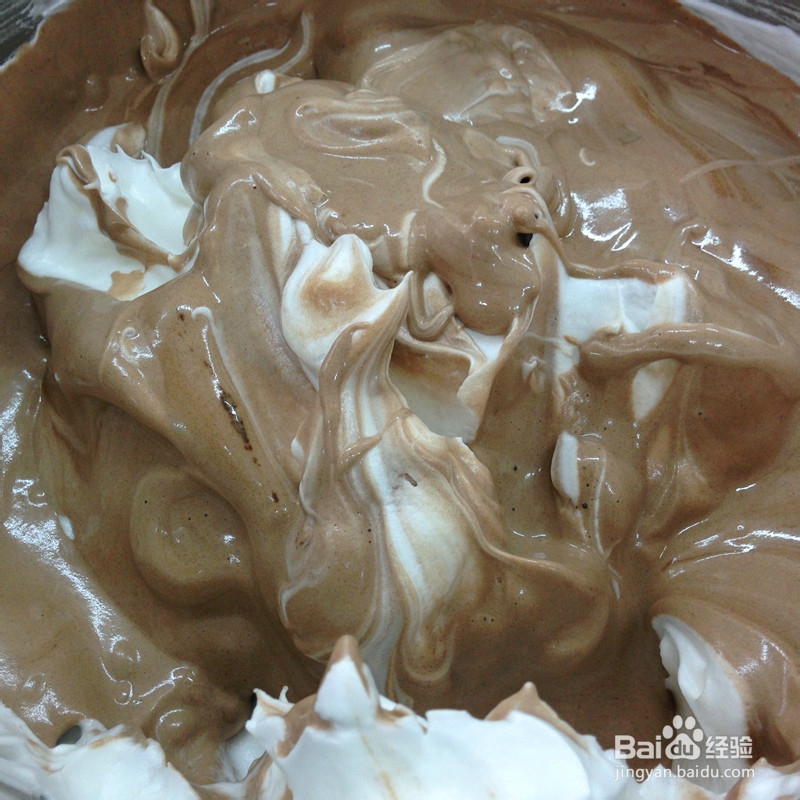 巧克力戚风蛋糕的做法 海绵蛋糕 烤箱烤蛋糕