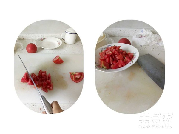 西红柿鸡蛋凉皮