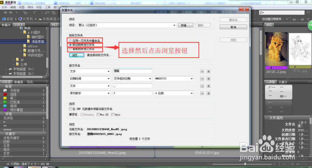 Adobe--Bridge cs6 使用攻略：[5]批重命名