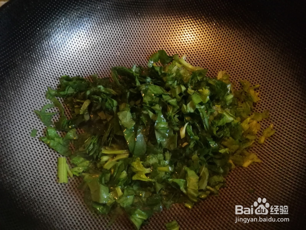 我家的私房菜-不一样的吃法-菠菜炒饭