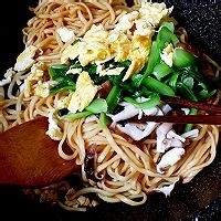 家常素炒面怎么做