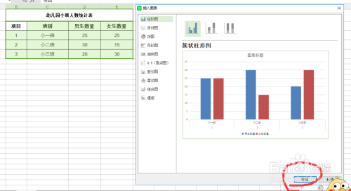 如何用图表标示表格里面的数据