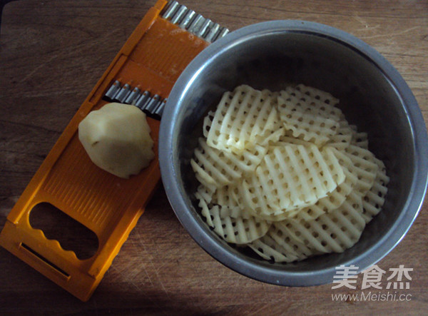 黄金薯格的做法