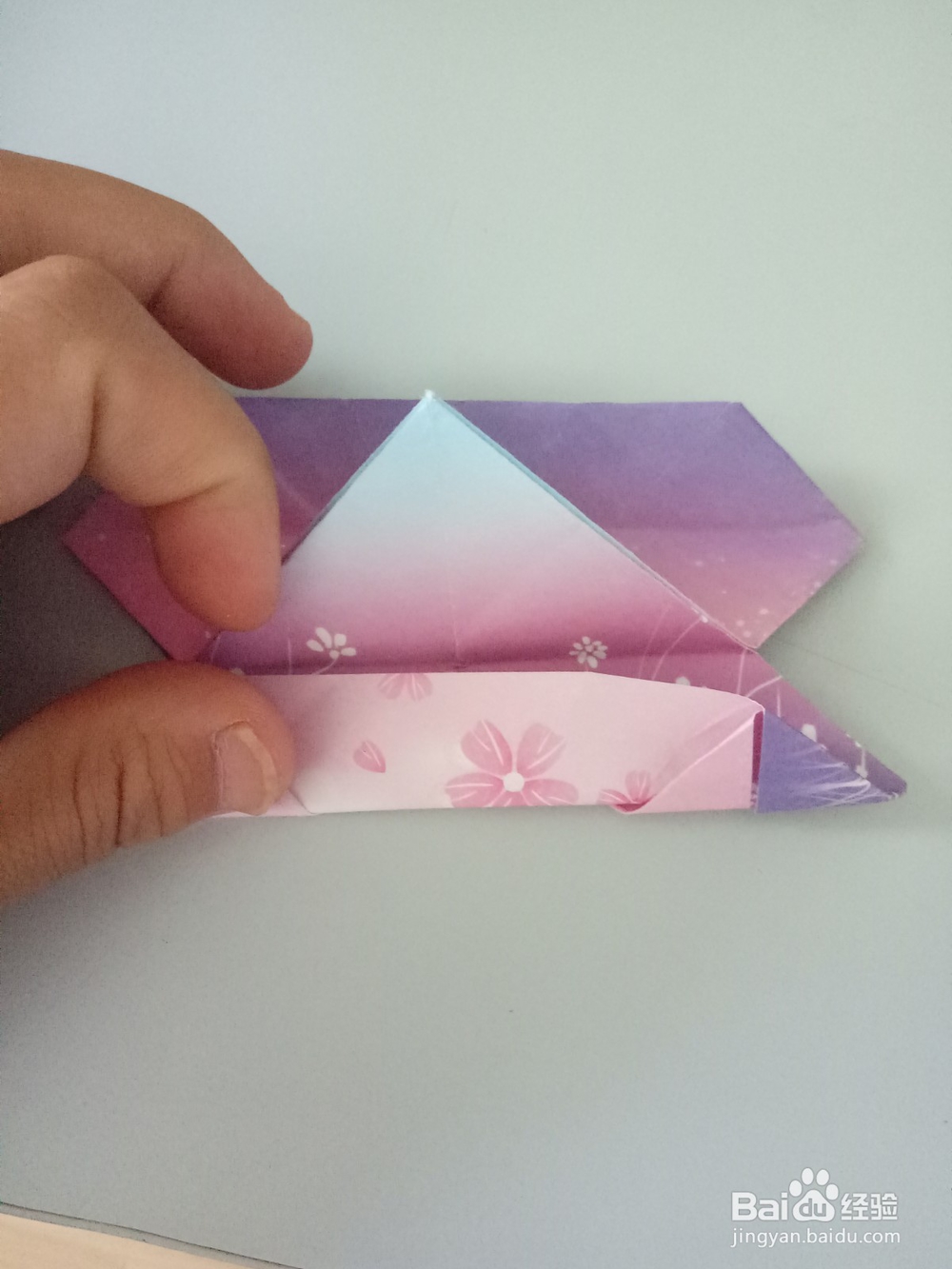 乌篷船的折纸方法