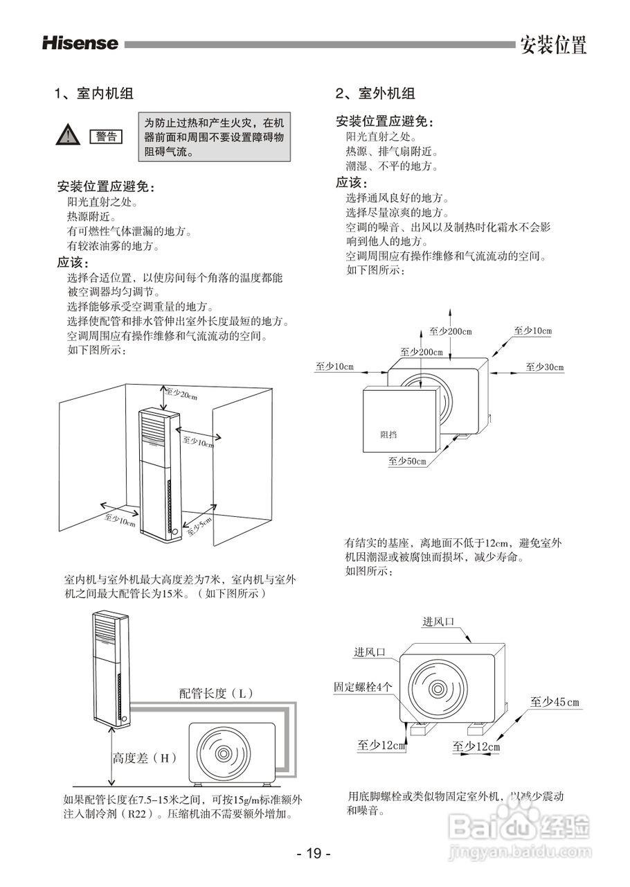 海信空调器KFR-60LW/57D型使用说明书:[3]